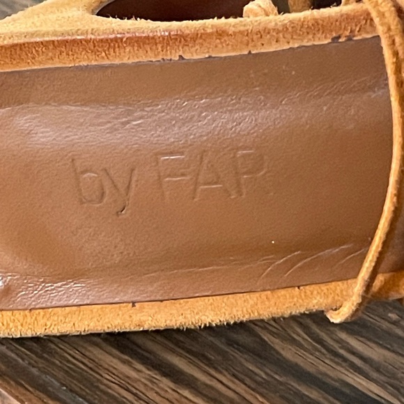 By Far lace up sandal heel shoes size 37 - Picture 5 of 8